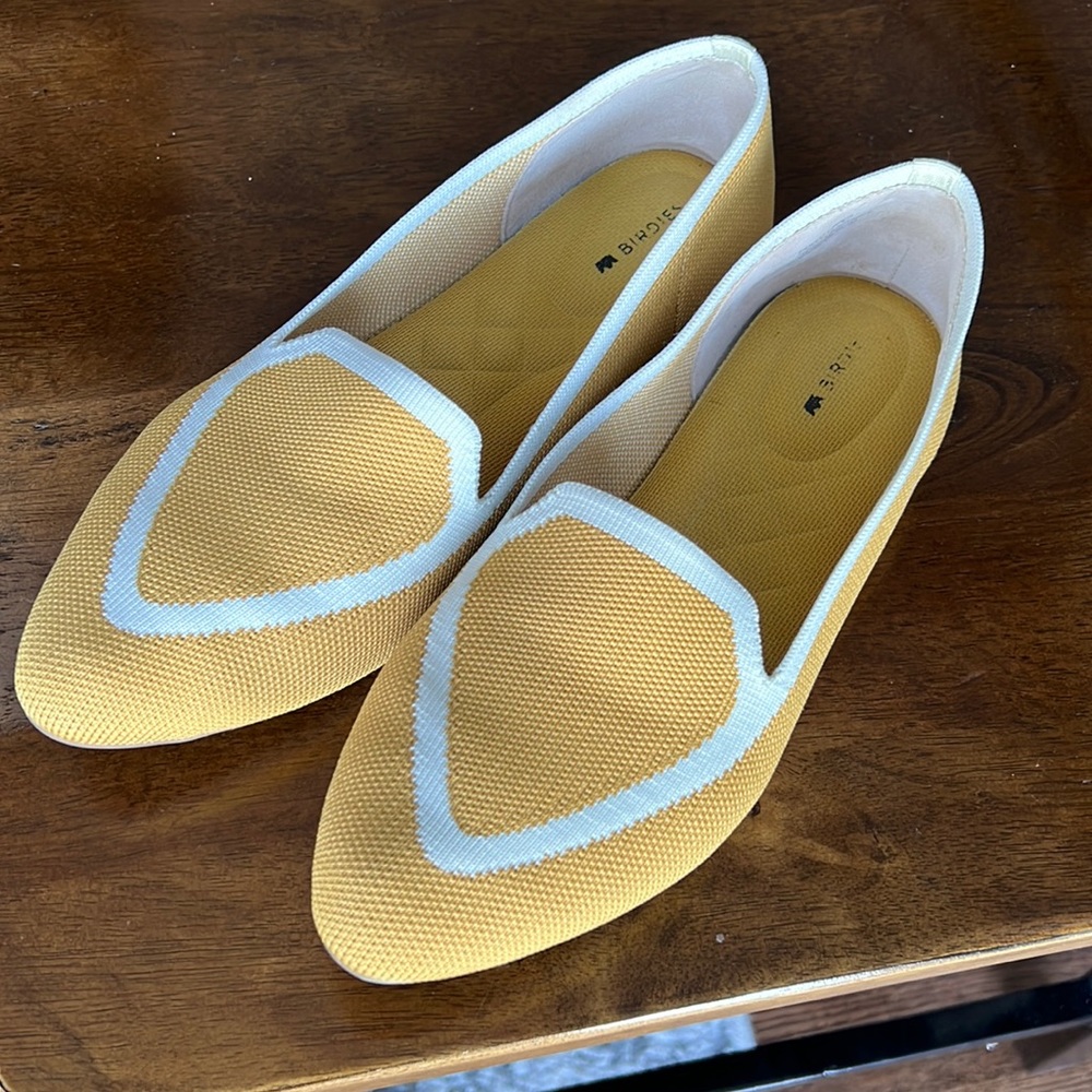 Birdies gold shoes- like new condition.